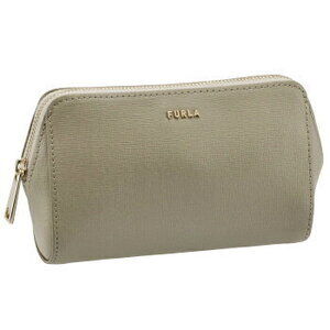 Furla ELECTRA Cosmetic Pouch Beige Gray
